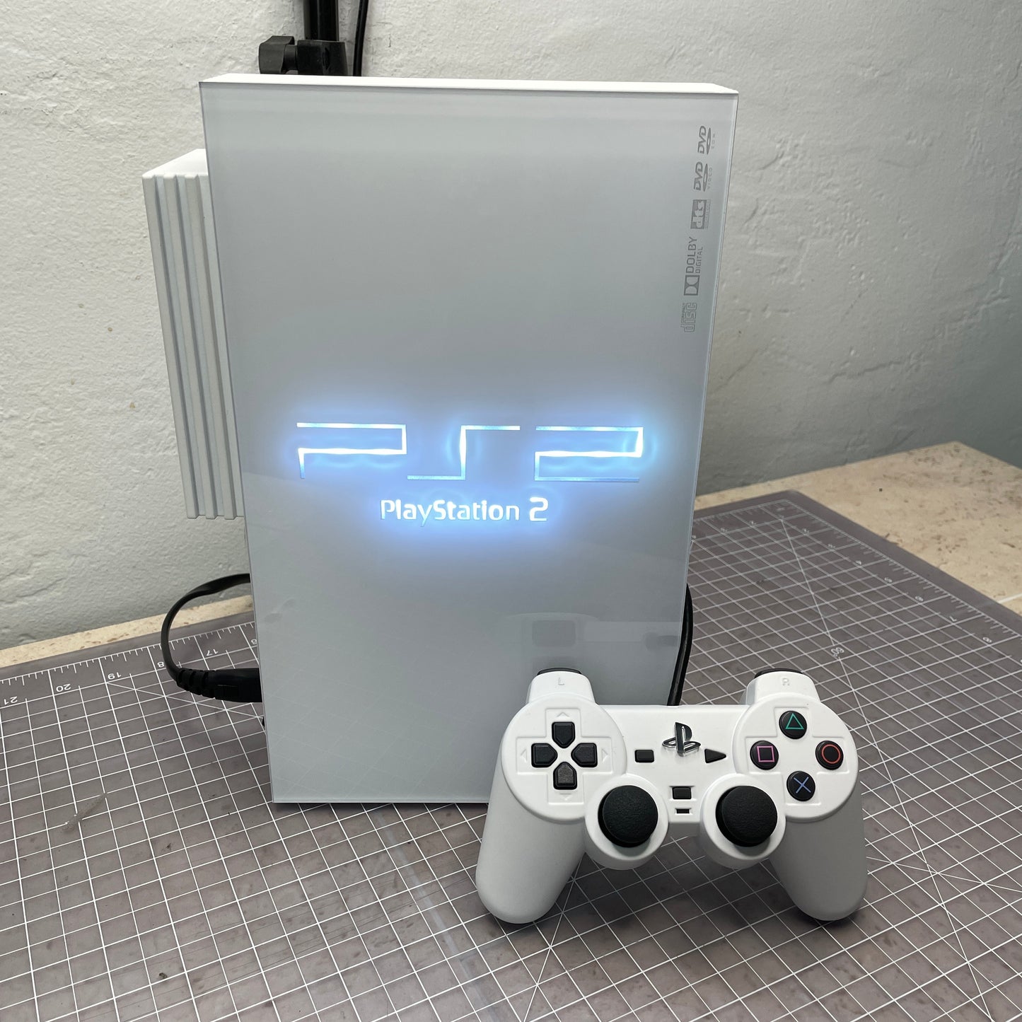 PS2 Fat - Customized - All White image 0