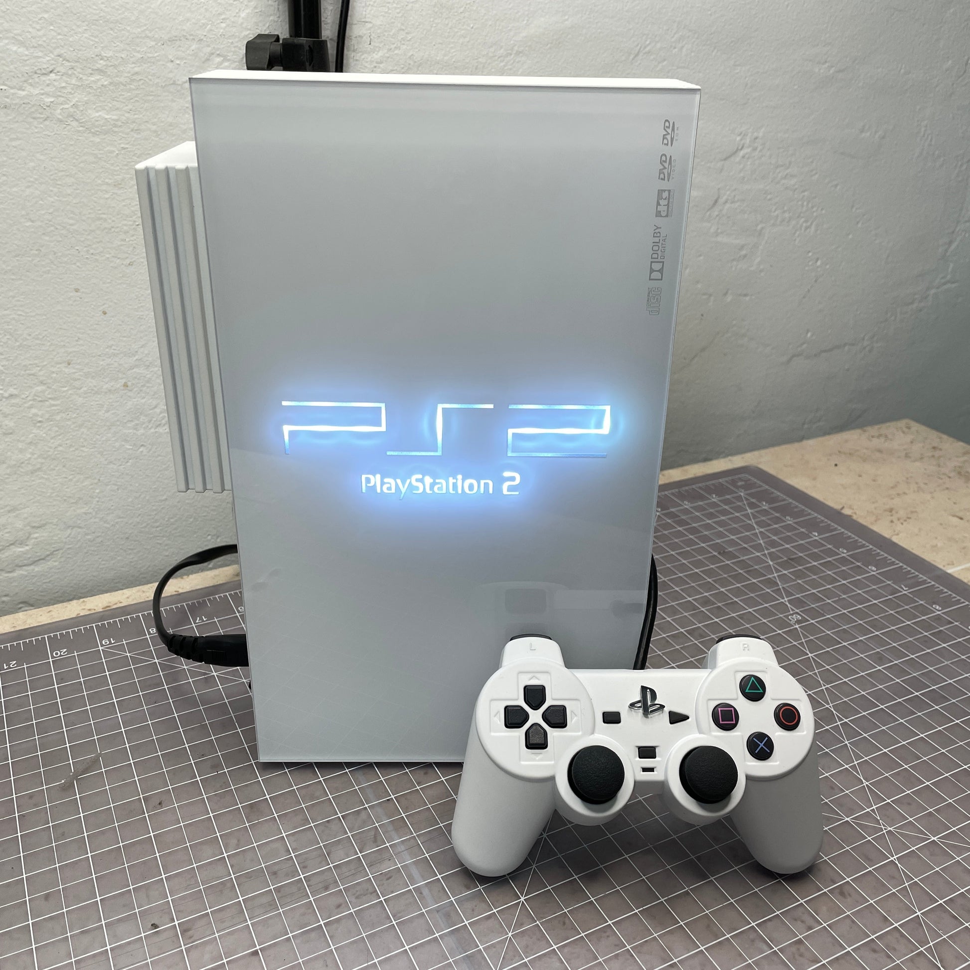 PS2 Fat - Customized - All White image 0