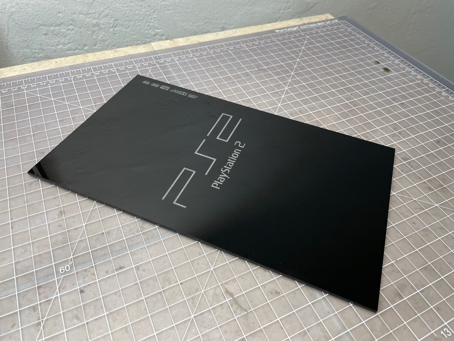 PS2 Fat Acrylic Top - Black image 0