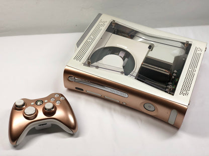 Xbox 360 - Customized - Rose Gold and White image 3