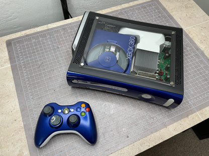 Xbox 360 - Customized - Black and Blue image 8