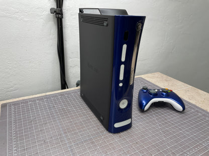 Xbox 360 - Customized - Black and Blue image 5