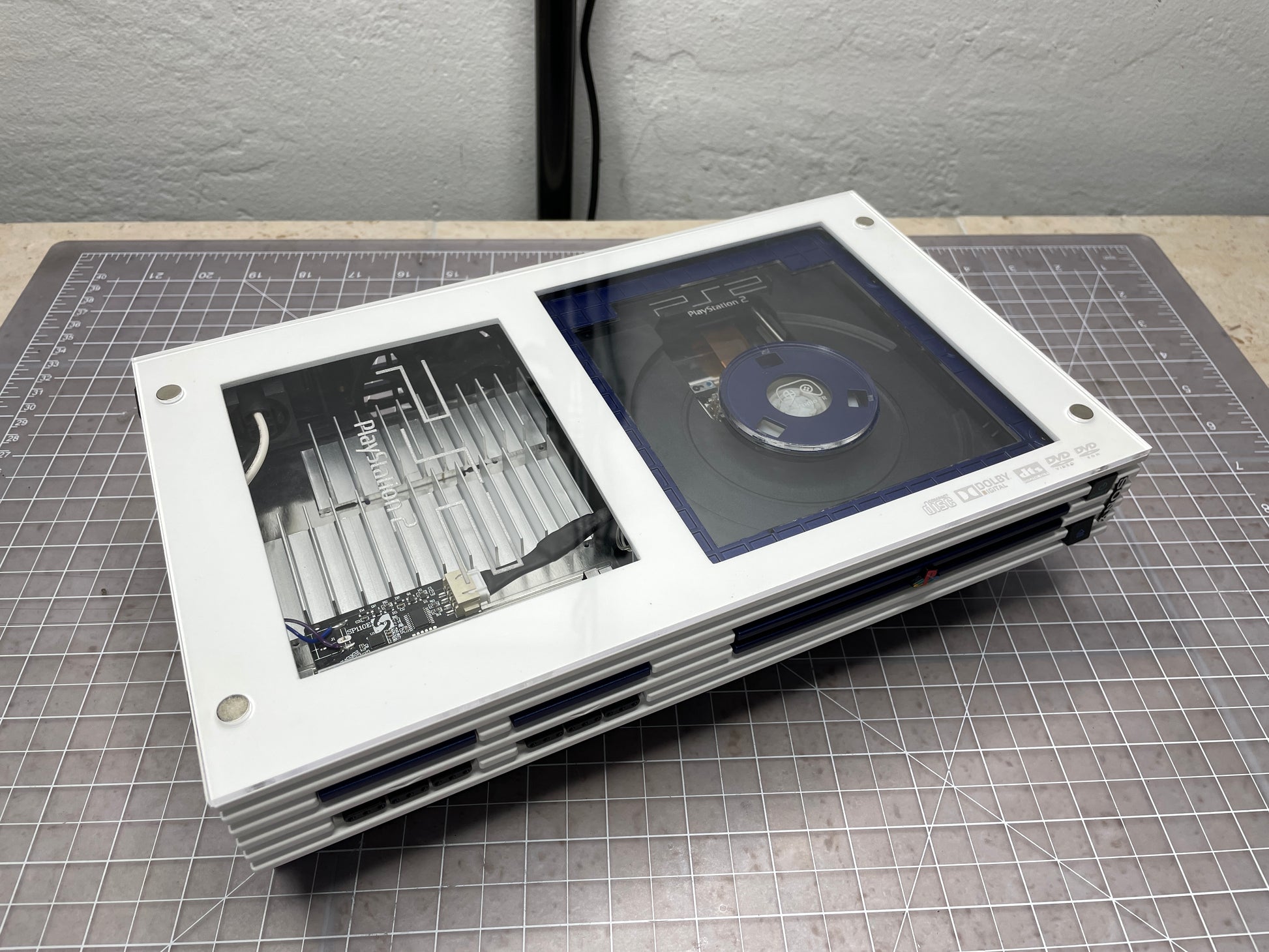 PS2 Fat - Customized - White and Blue image 7