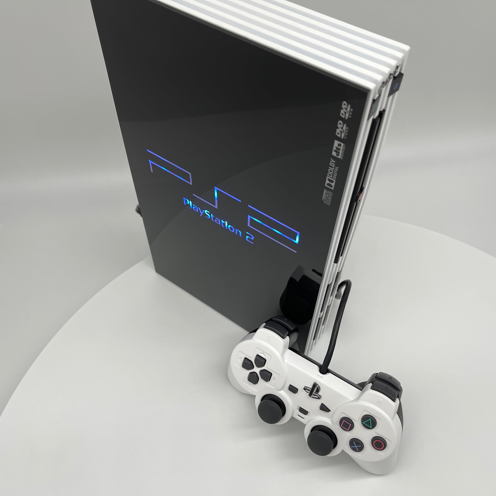 PS2 Fat - Customized - Black and White image 1