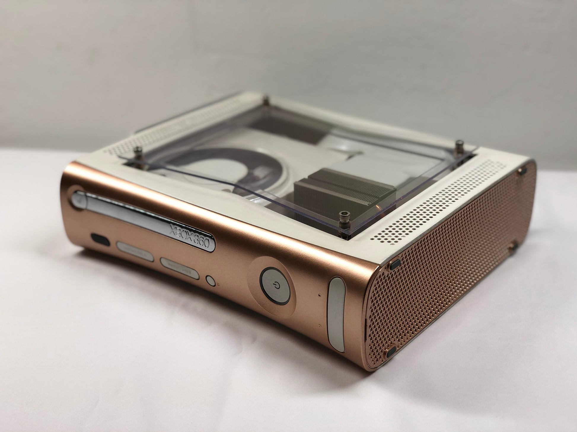 Xbox 360 - Customized - Rose Gold and White image 6
