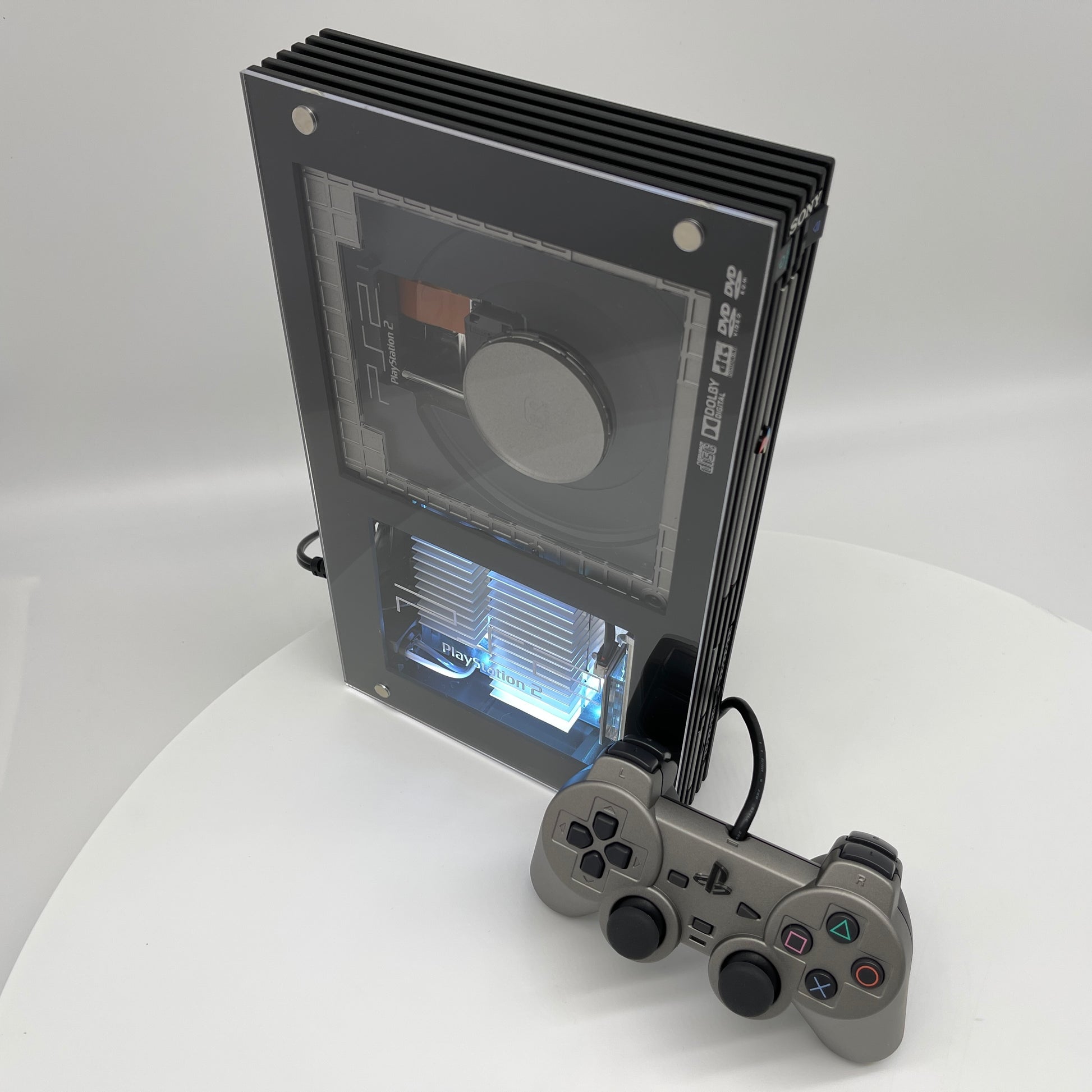 PS2 Fat - Customized - Gray and Black image 2