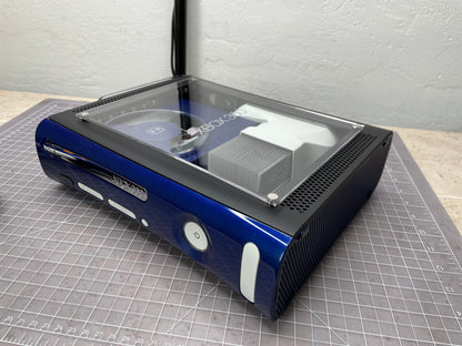 Xbox 360 - Customized - Black and Blue image 7