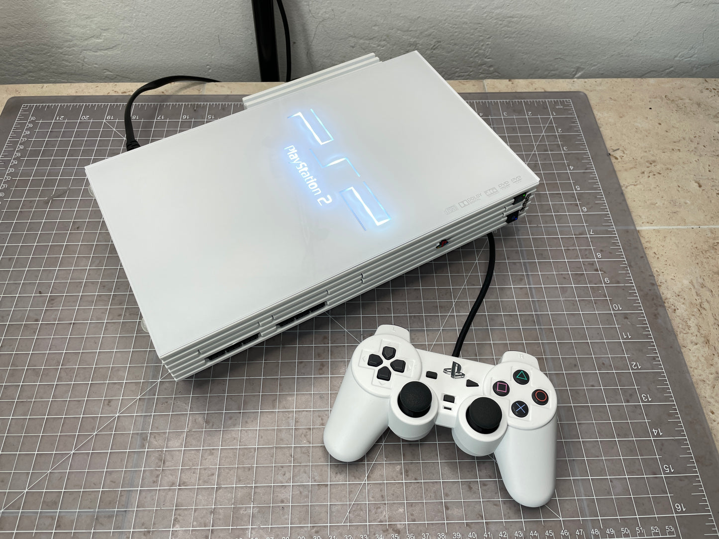 PS2 Fat - Customized - All White image 3