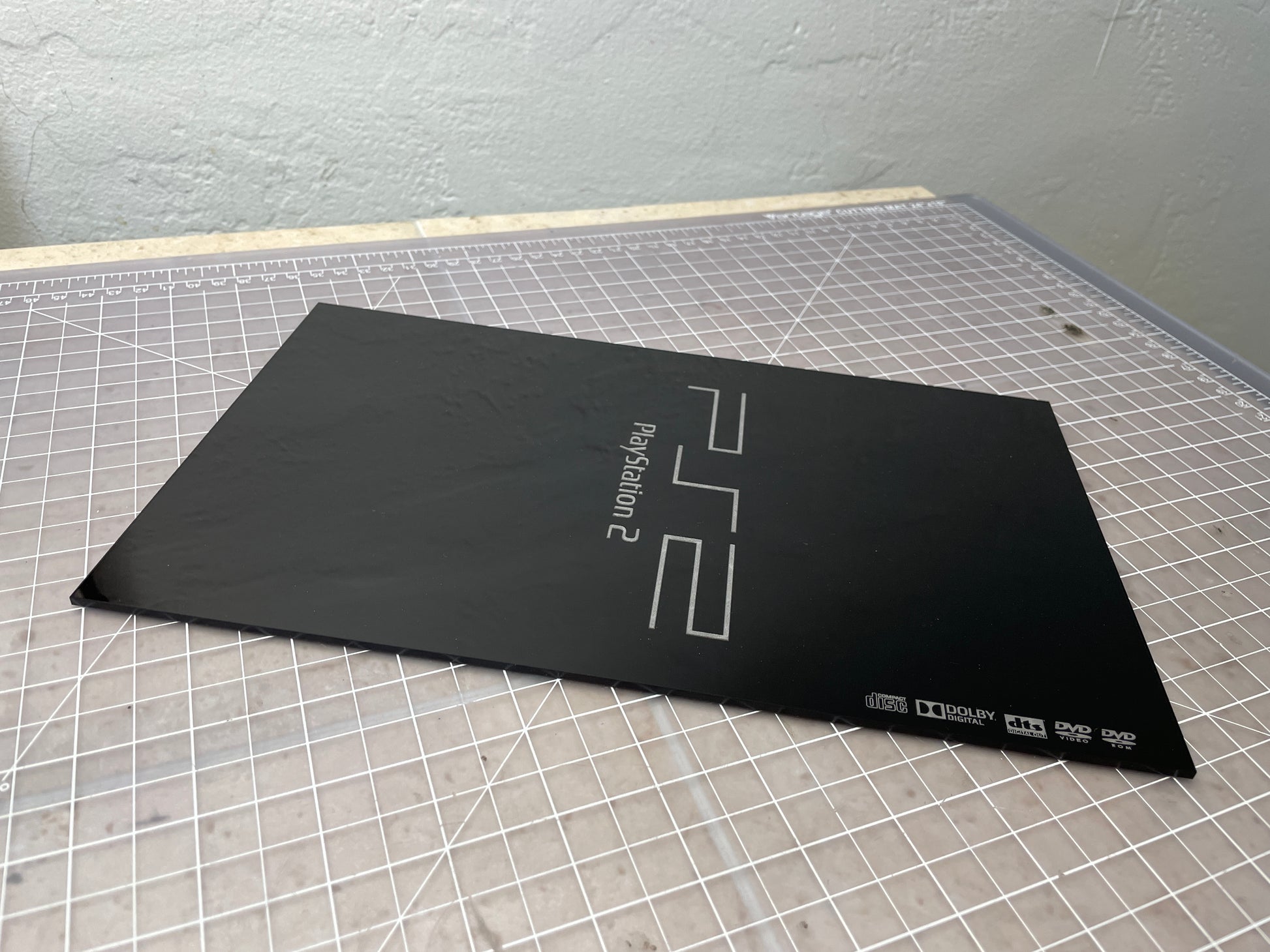 PS2 Fat Acrylic Top - Black image 1
