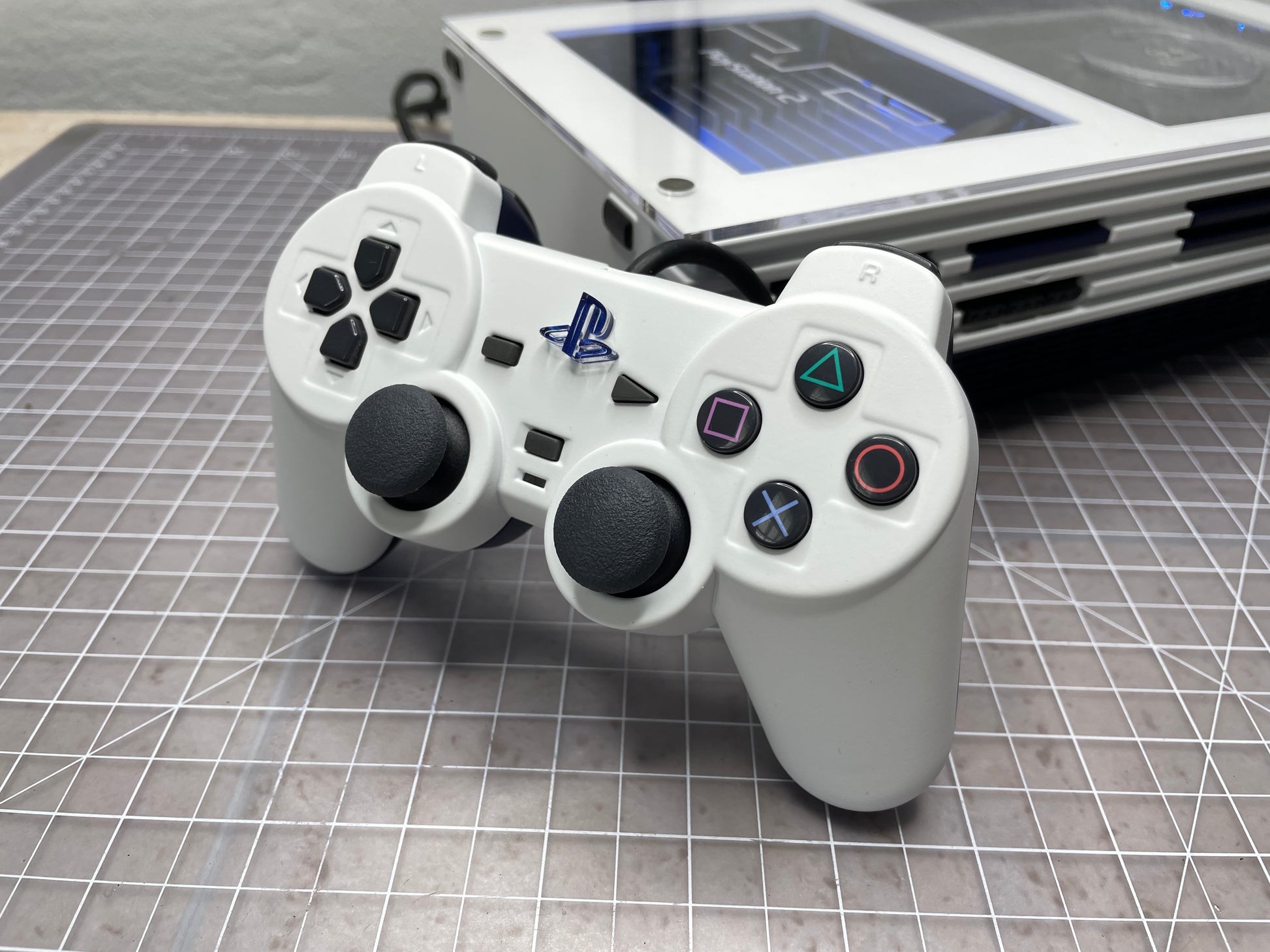 PS2 Fat - Customized - White and Blue image 8