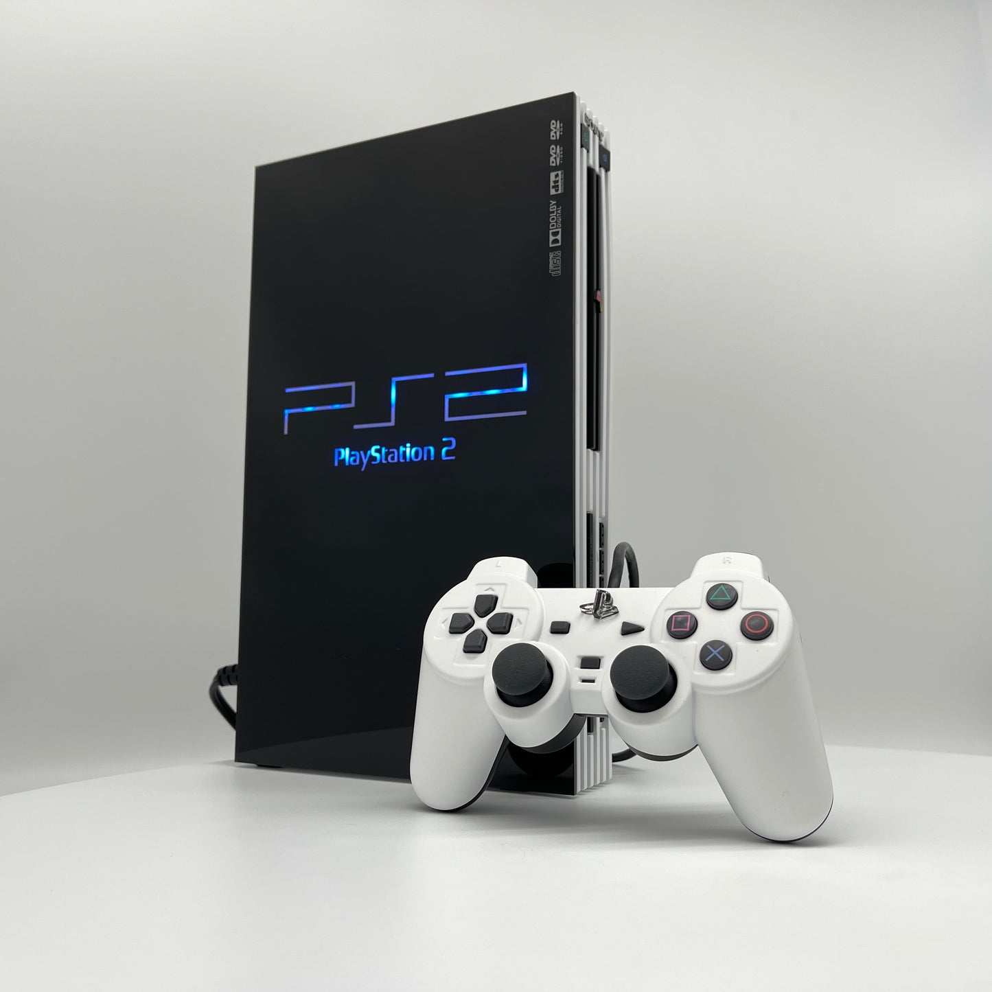 PS2 Fat - Customized - Black and White image 3
