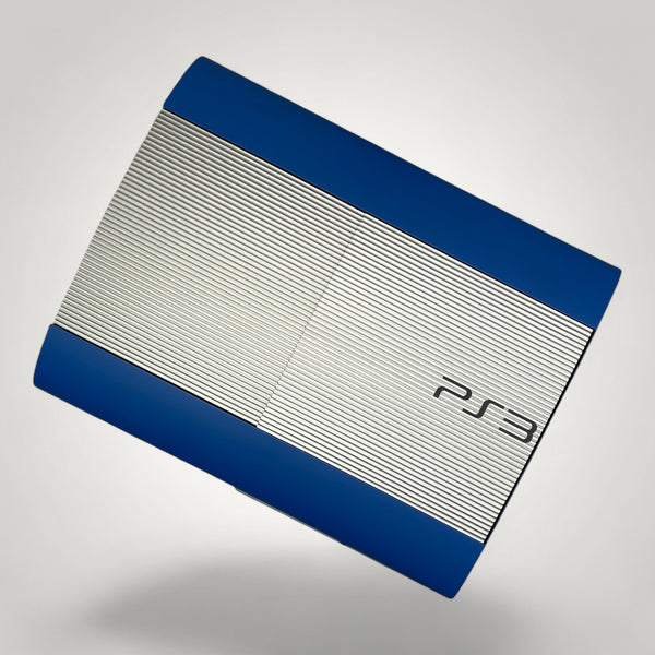 PS3 Super Slim - Steel and Blue